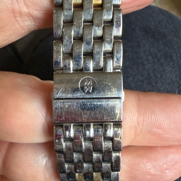 Michele Deco Madison MW06T01C5966 Yellow Gold 33mm Diamond Bezel- two tone - Picture 7 of 11